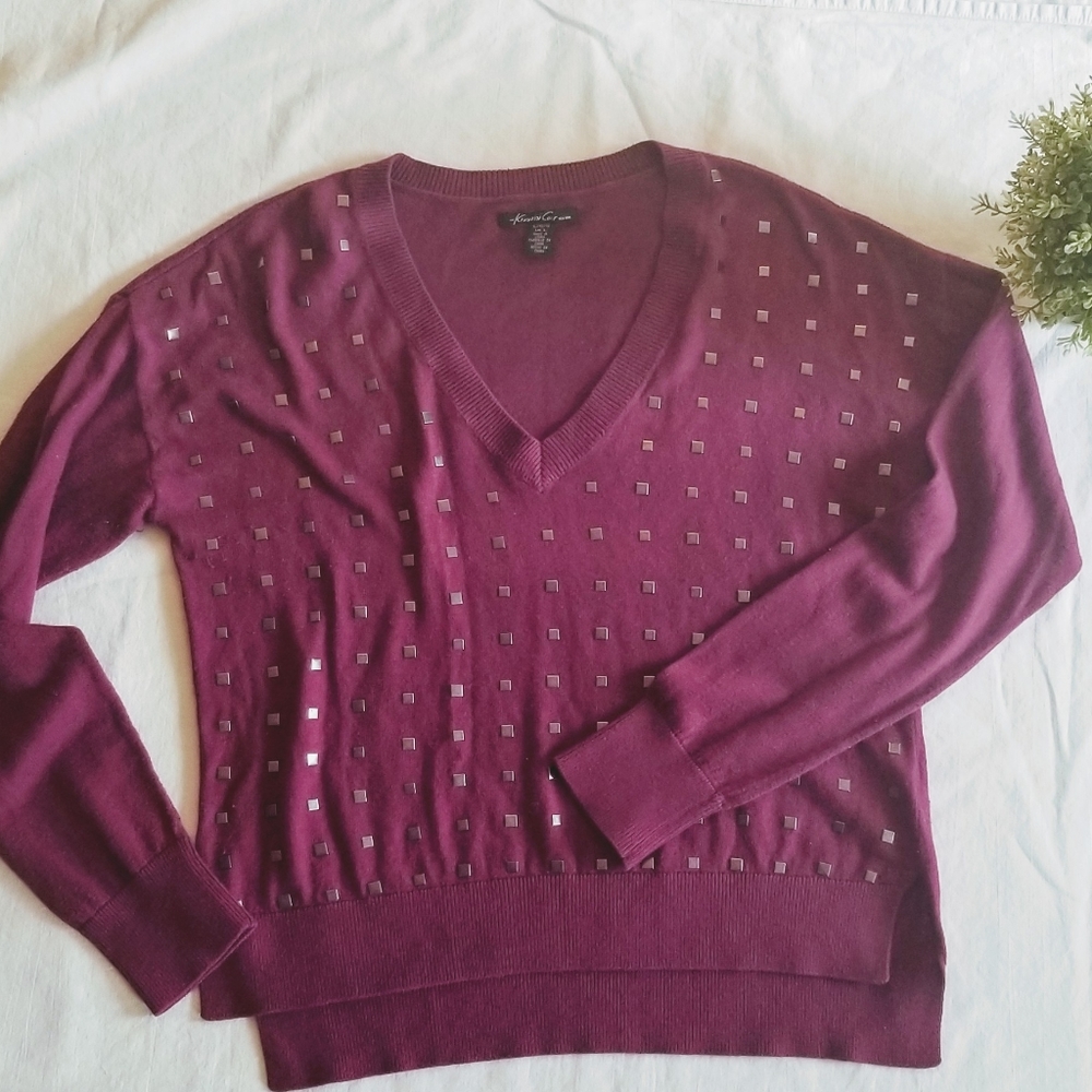 Kenneth Cole magenta top